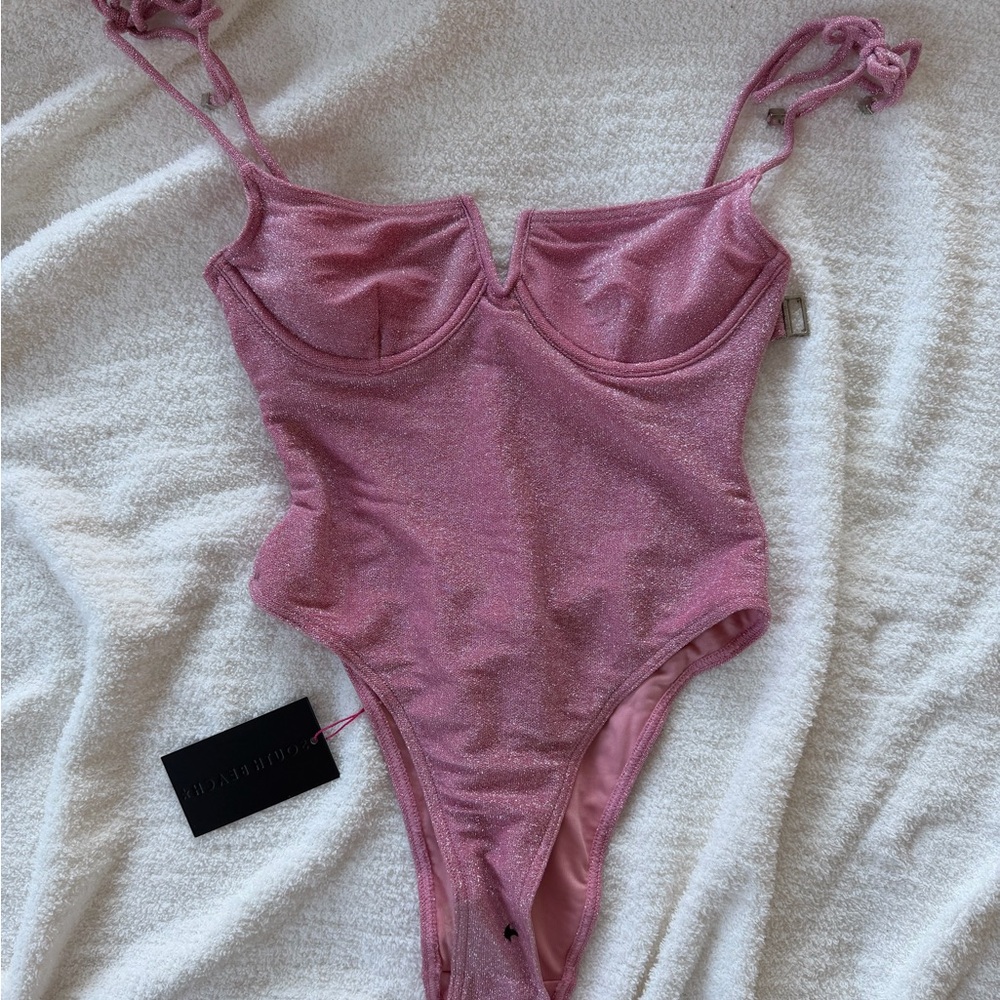 Pink Shimmer Bodysuit
